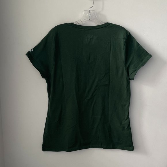 Russell Athletic Women's Miami Hurricanes Jersey V-Neck T- Shirt - Picture 2 of 7